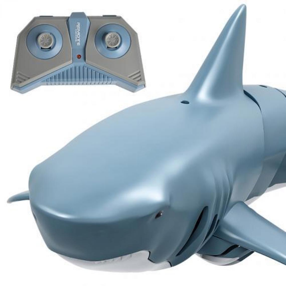 Universal - 2.4G Electric Simulation Shark Remote Control(Bleu) - Bateaux RC