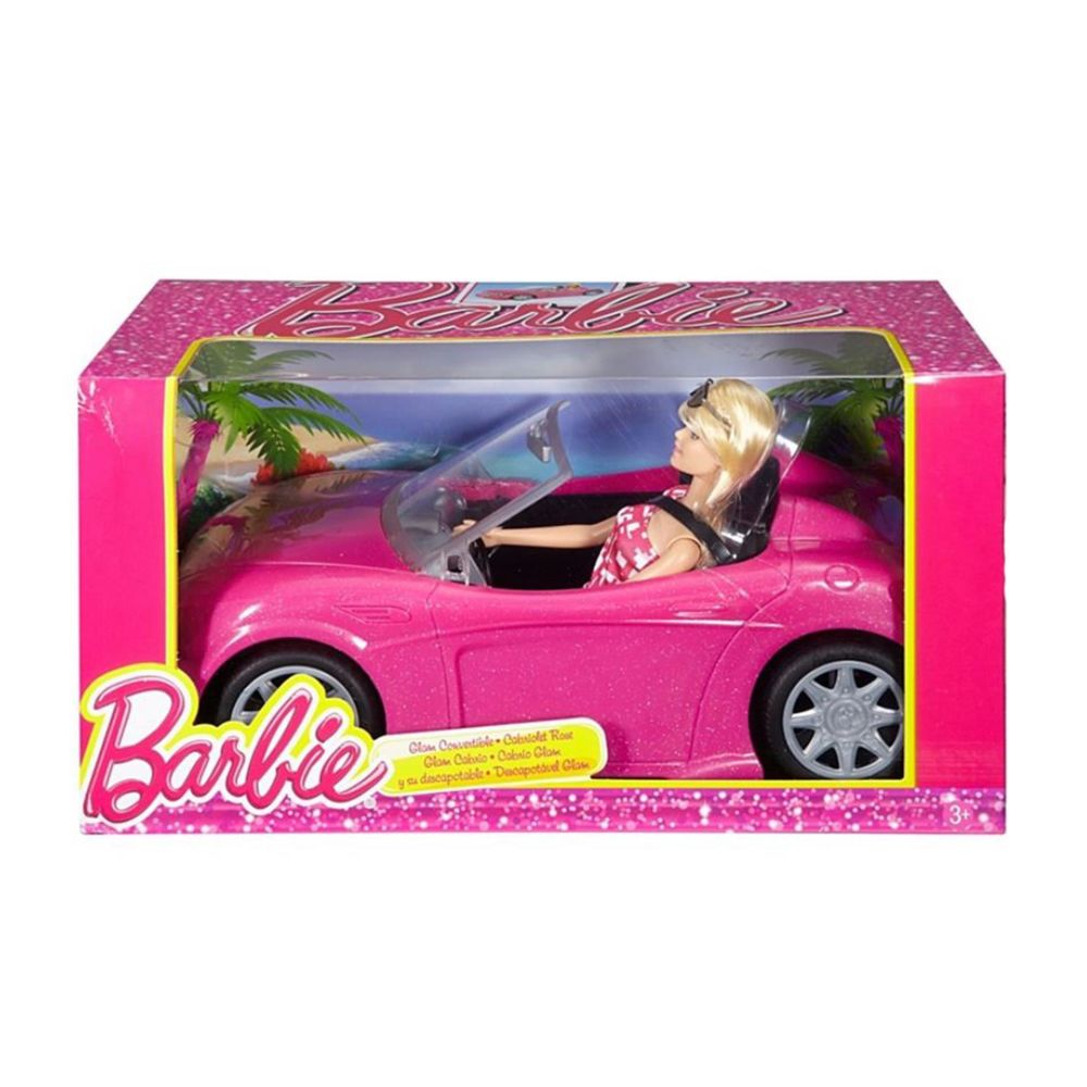 Mattel - Mattel DJR55 BARBIE- et sa voiture cabriolet - Poupées mannequins