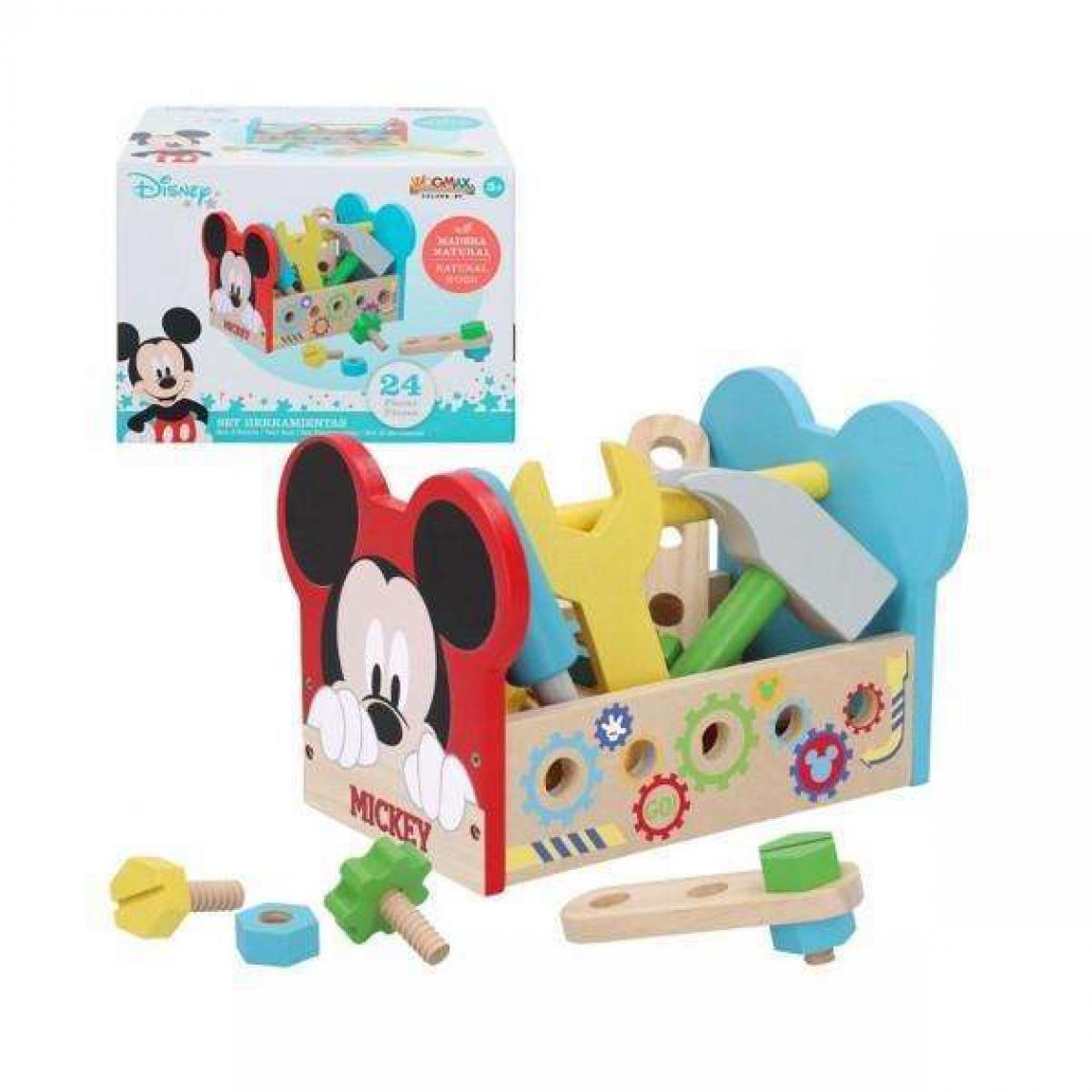 Unknown - Boîte à outils Mickey Mouse Disney Bois (21 cm) - Jeux éducatifs
