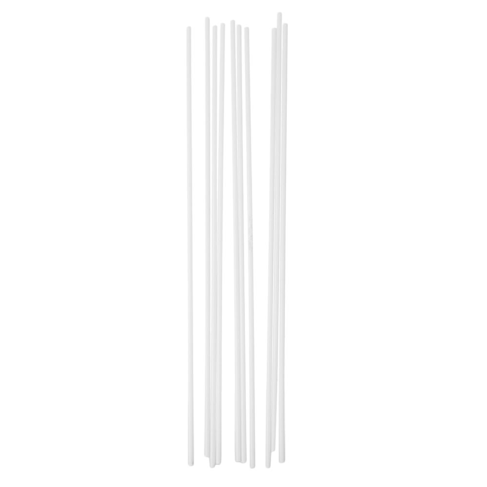 marque generique - 10 pièces abs tube rond blanc modèle architectural matériau de construction 3x250mm - Accessoires et pièces
