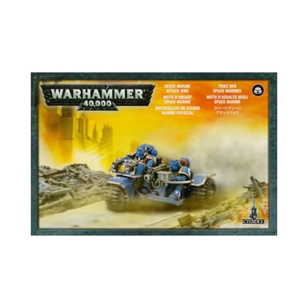 Games Workshop - Warhammer 40k - Space Marine Moto d'Assaut MK2 - Guerriers