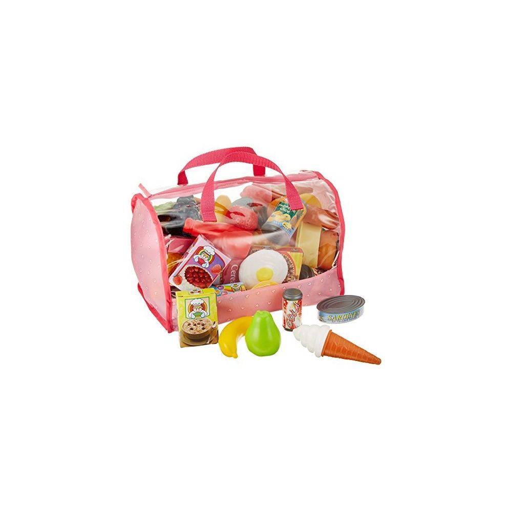 Gigo - Gi-Go Play Food in Carry Bag (120 Piece) - Cuisine et ménage