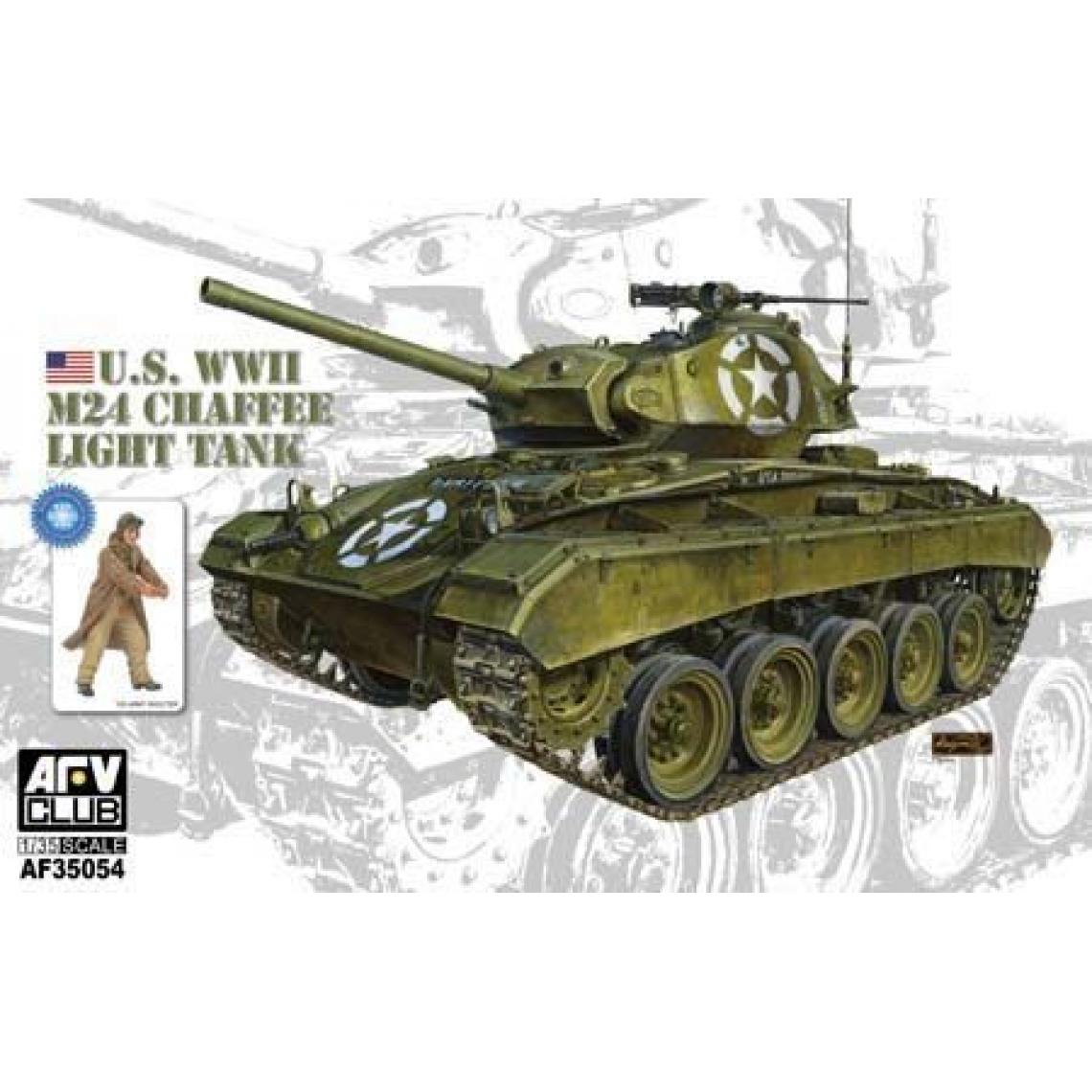 Afv Club - WWII M24 Chaffee Light Tank - 1:35e - AFV-Club - Accessoires et pièces