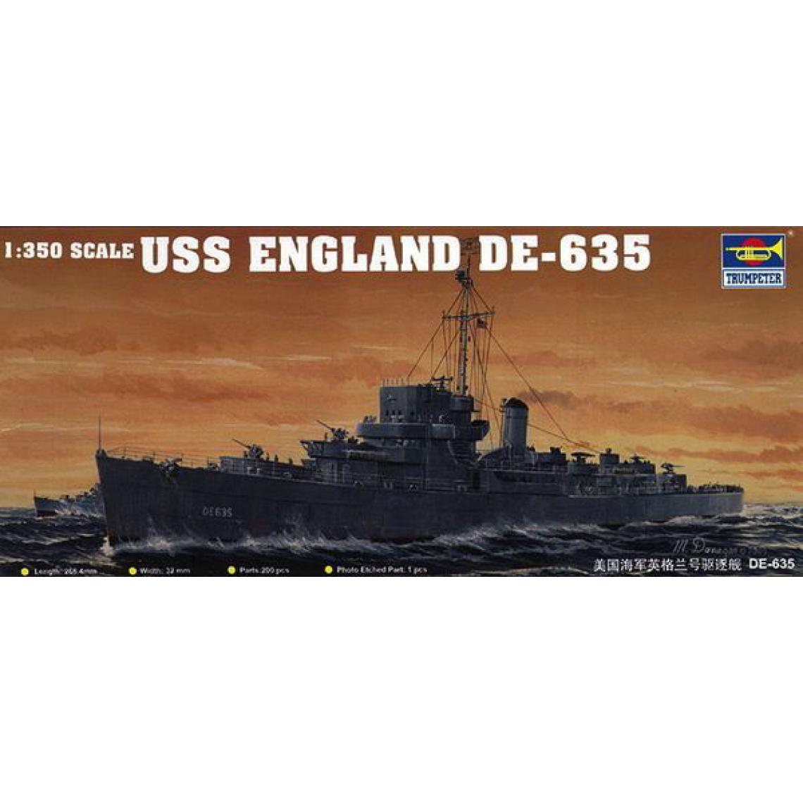 Trumpeter - USS England DE-635 - 1:350e - Trumpeter - Accessoires et pièces