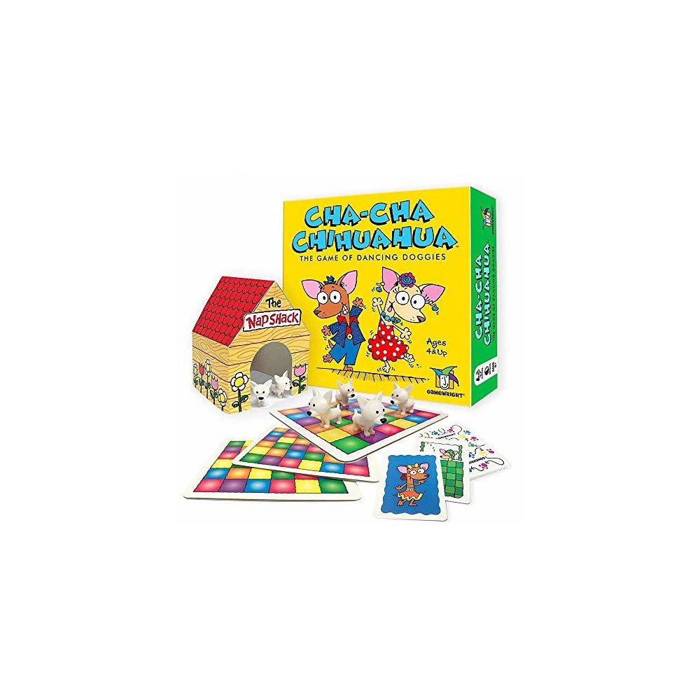 Gamewright - Gamewright Cha-Cha Chihuahua The Game of Dancing Doggies - Jeux de cartes