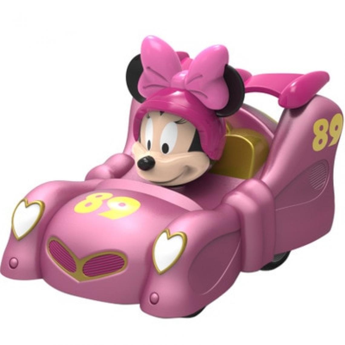 Universal - Authentique Disney Toy Set Voiture Jouet Cuillère Moulée sous Pression McGee Minnie Rolling Action Personnage Animation Modèle Jouet pour Enfant Cadeau d'Anniversaire | Voiture Jouet Moulée sous Pression (Rose) - Voitures