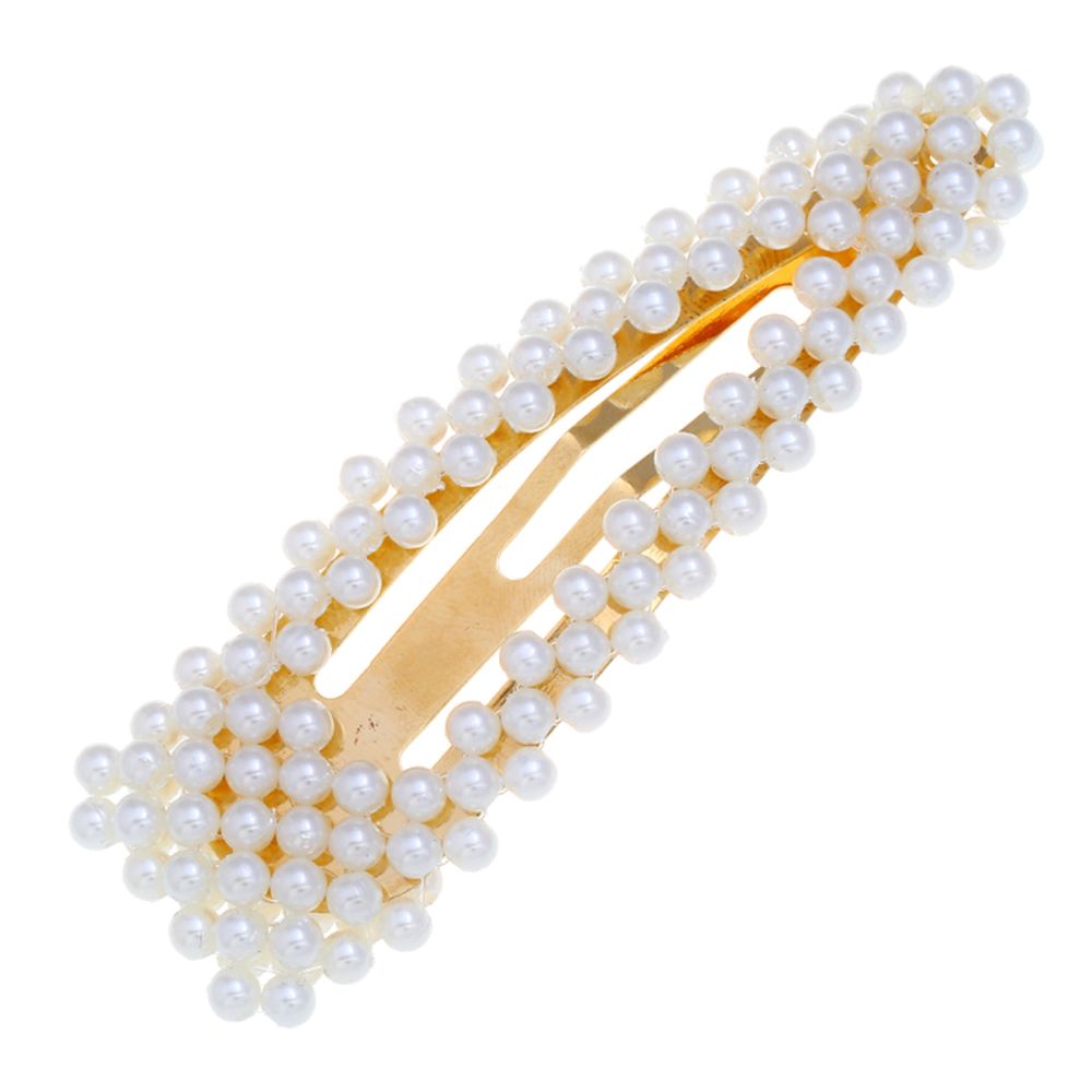 marque generique - 1 pièce de pinces à cheveux à perle simulée Barrettes Toddler Teens Hairpin C - Perles