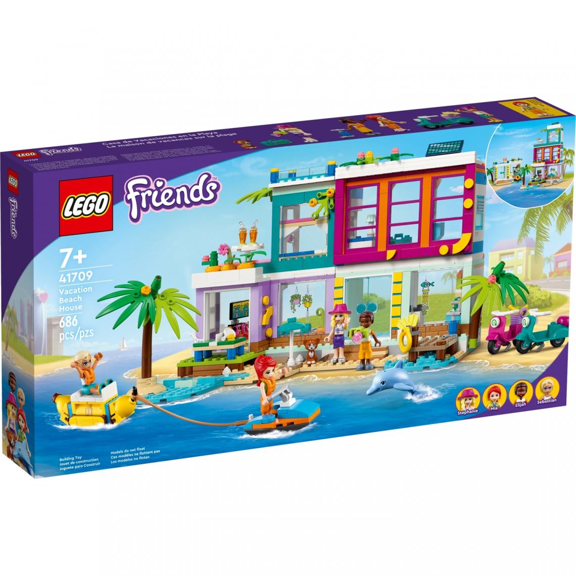 Lego - Lego 41709 - Friends La maison de vacances sur la plage - Briques et blocs