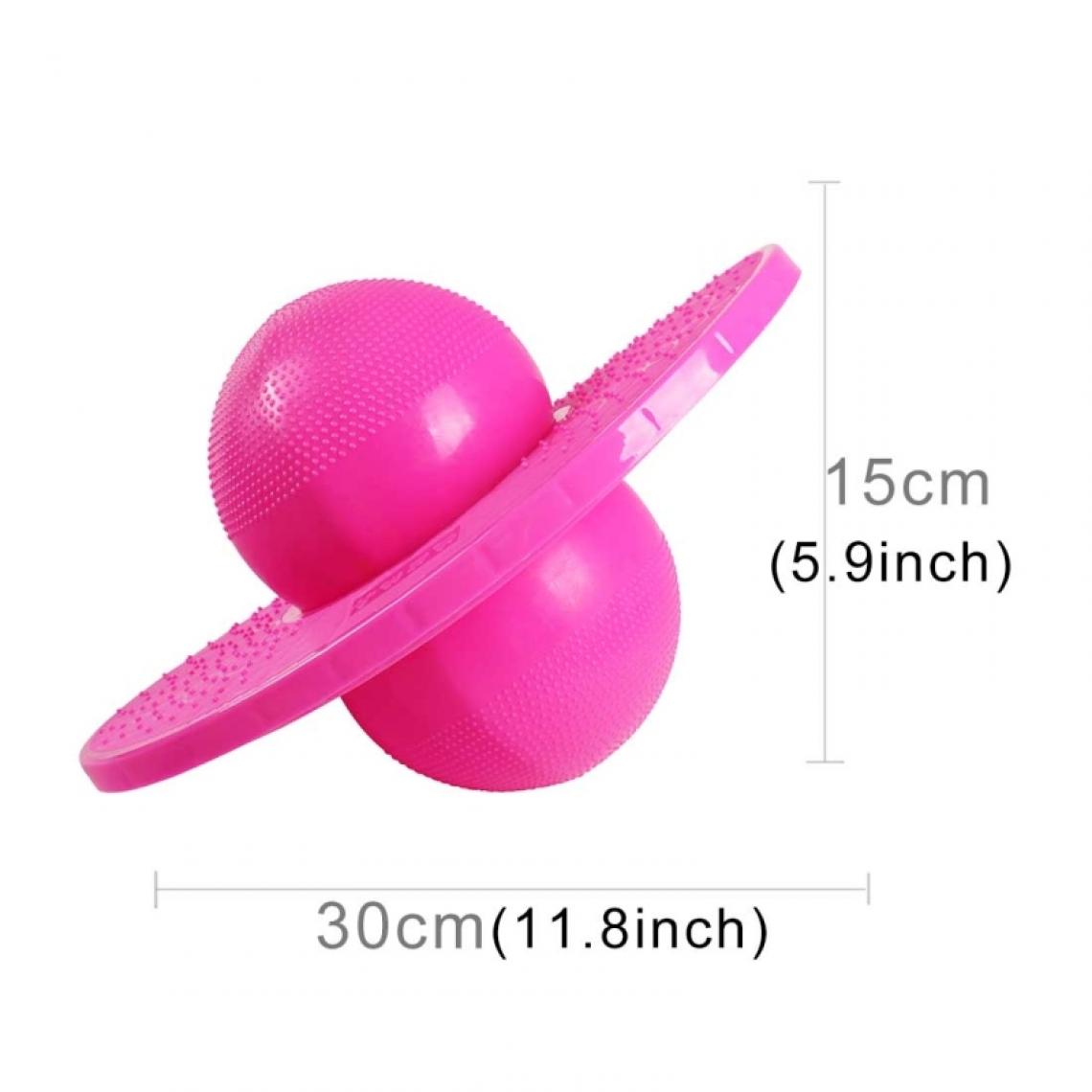 Wewoo - Ballon rose Bouncing Ball antidéflagrant Balance Extérieure Gonflable Exercice Saut Balls Jouets - Jeux de balles