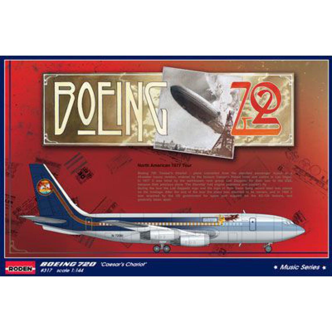 Roden - Boeing 720 "Ceasar's Chariot" - 1:144e - Roden - Accessoires et pièces