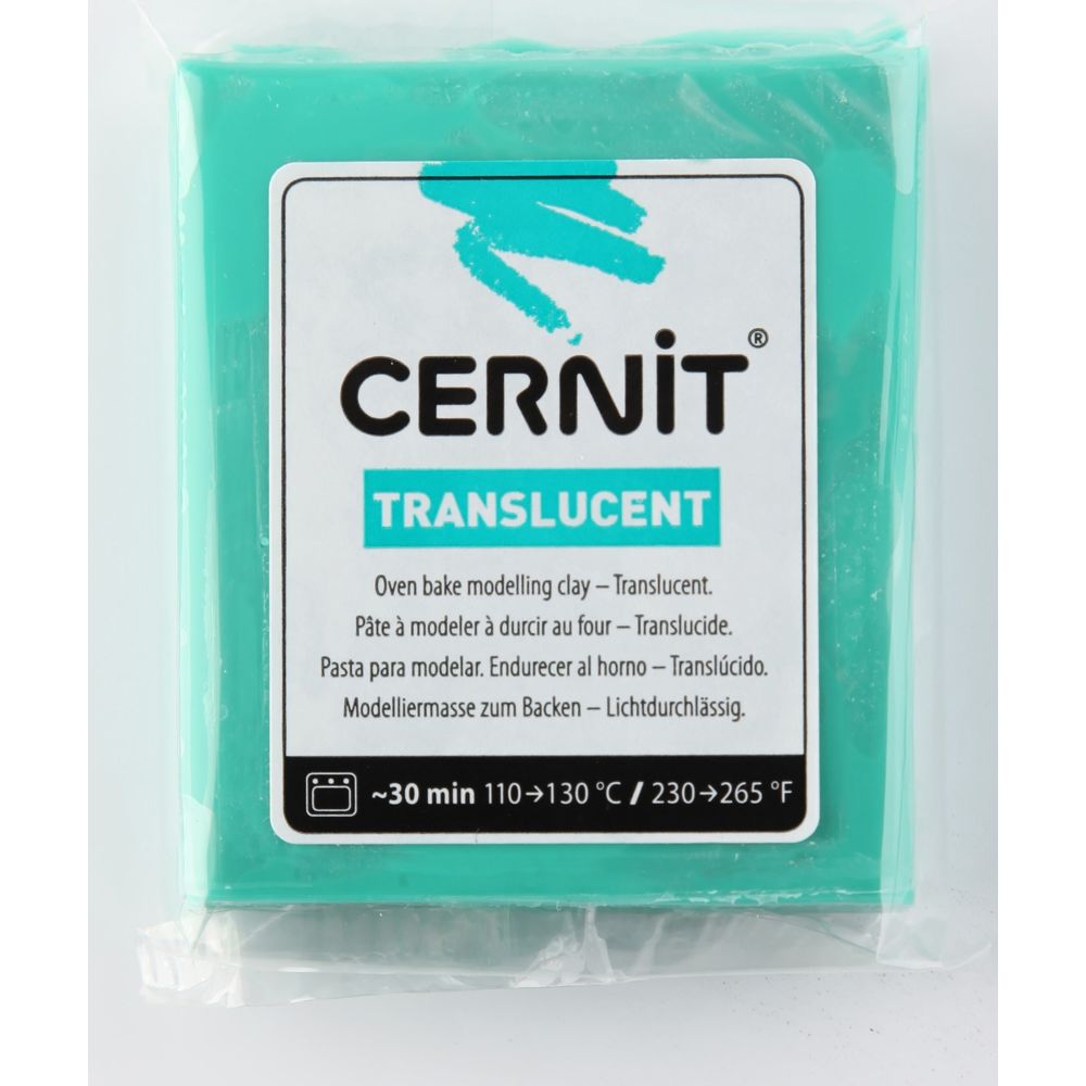 Cernit - Pâte Cernit Translucent 56 g Emeraude (620) - Cernit - Modelage