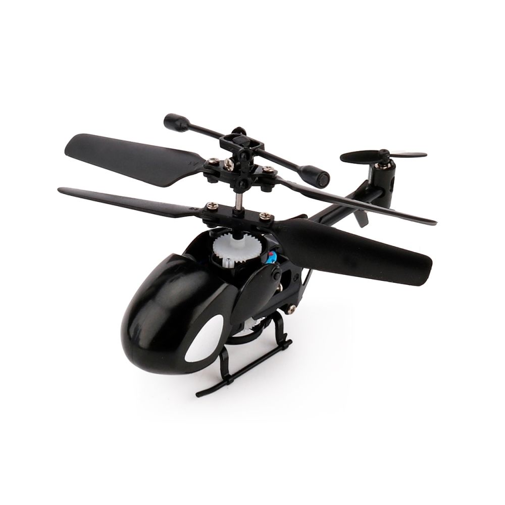 Wewoo - Hélicoptère télécommandé noir 2CH Infrarouge Mini RC Hélicoptère, Taille: 9cm x 5cm x 2cm - Hélicoptères RC
