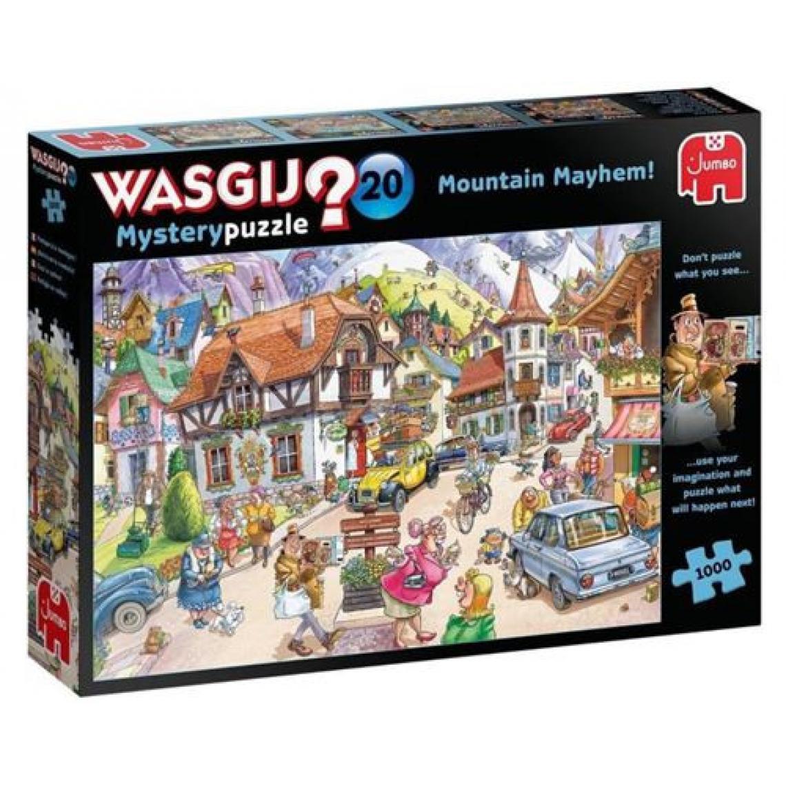 Diset - Puzzle 1000 pièces Diset Wasgij Mystery 20 Mountain Mayhem ! - Animaux