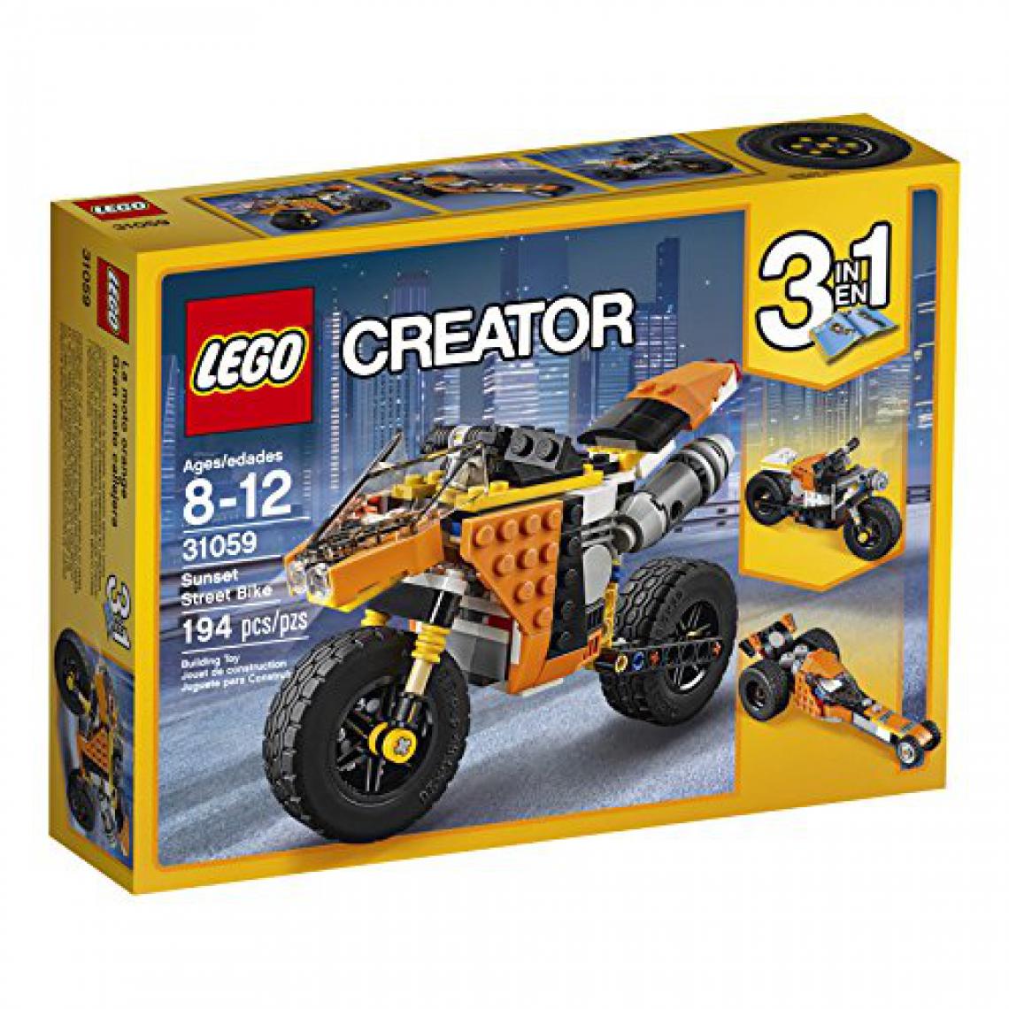 Lego - LEgO creator Sunset Street Bike 31059 Jouet de construction - Briques et blocs