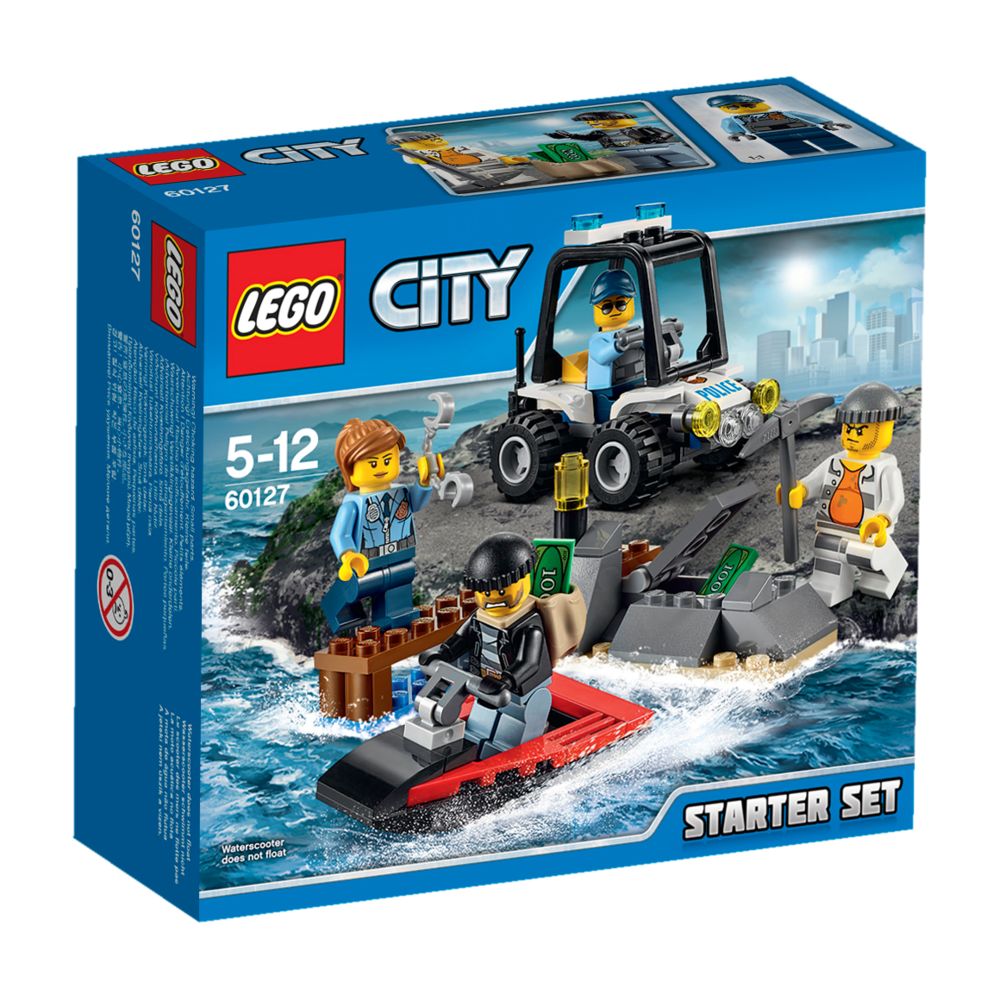 Lego - CITY - L'ensemble de démarrage de la prison en haute mer - 60127 - Briques Lego