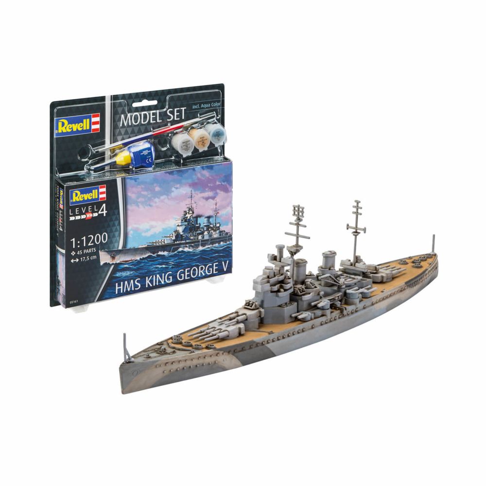 Revell - Maquette bateau : Model set : HMS King George V - Bateaux