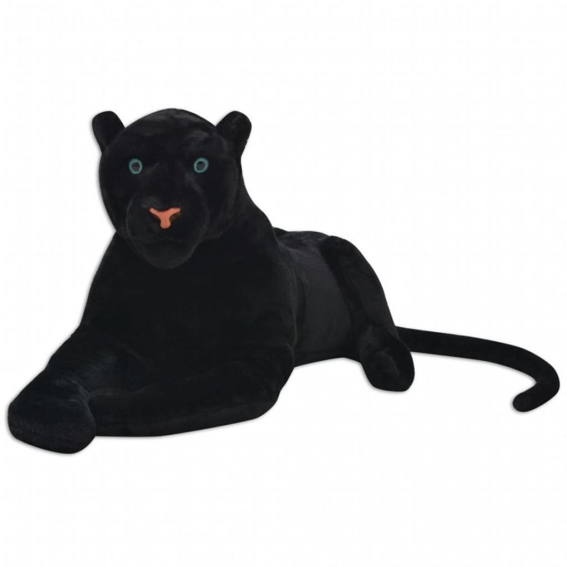 Universal - Enfant léopard jouet mignon peluche peluche doux animal noir XXL(Le noir) - Doudous