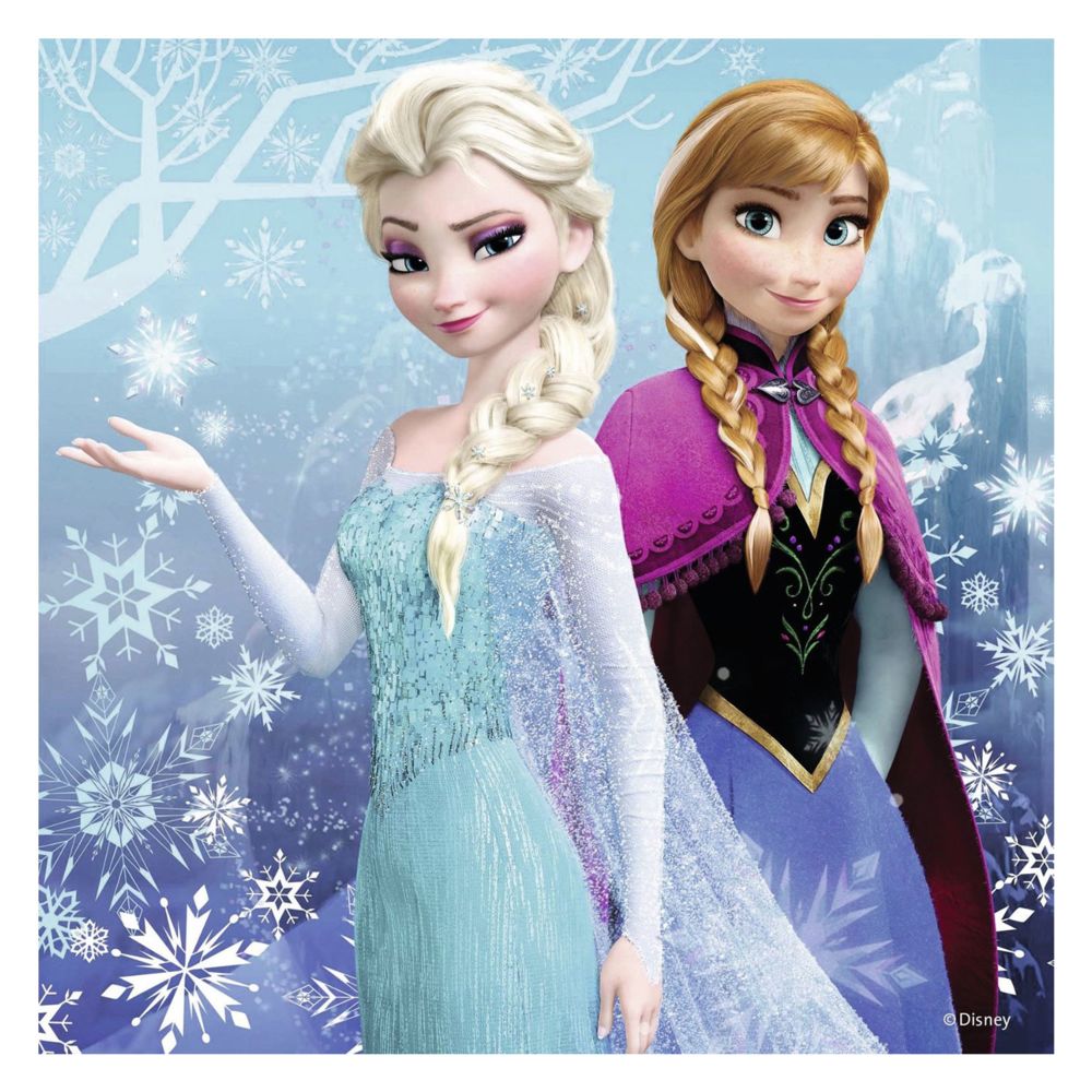 Ravensburger - Puzzle 3 x 49 pièces : La Reine des Neiges (Frozen) : Aventures au Pays des Neiges - Animaux