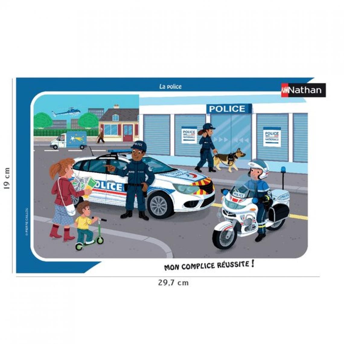 Ludendo - Puzzle 15 Pièces Nathan - La Police - Animaux
