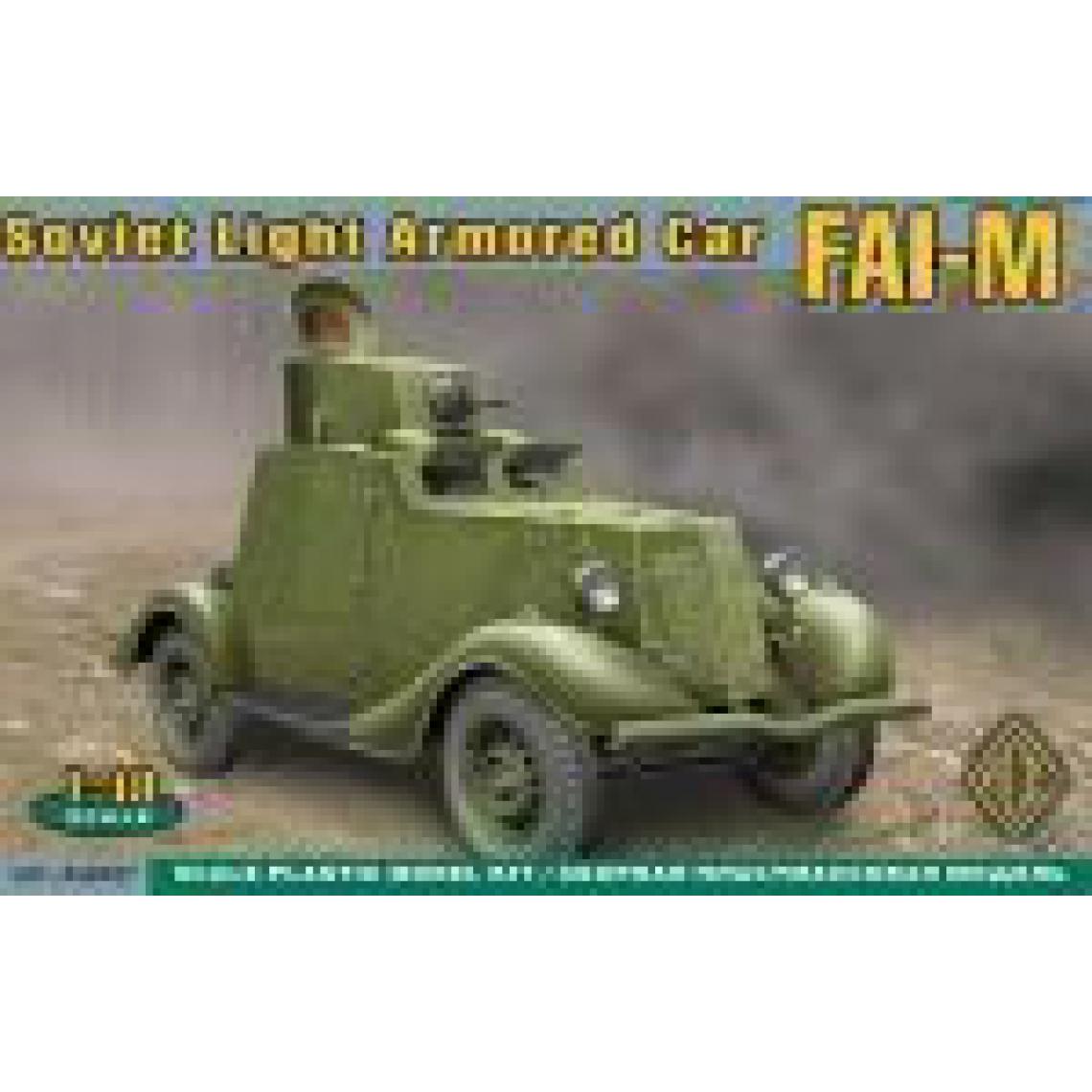 Ace - FAI-M Soviet light armored car - 1:48e - ACE - Accessoires et pièces