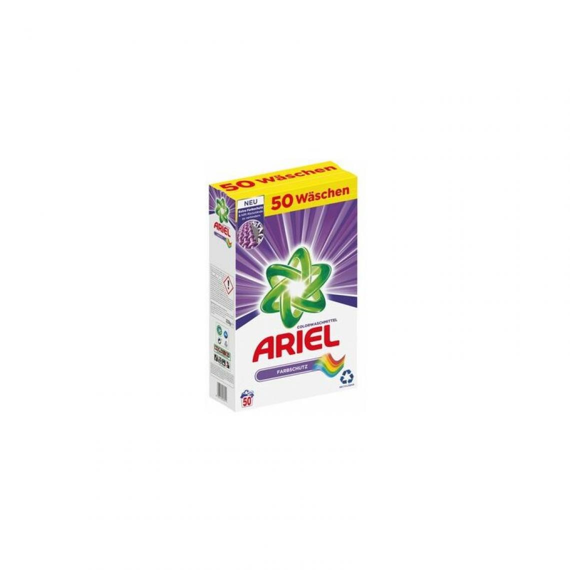 Ariel - ARIEL Compact Lessive en poudre Color, 50 lavages, 3,25 kg () - Cuisine et ménage