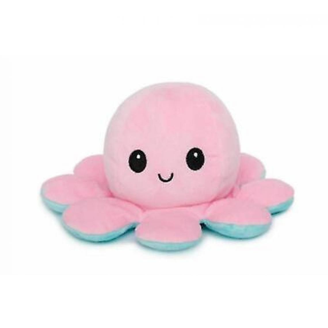 Universal - La pieuvre en peluche est réversible, mignonne, retournée, jouets doux, cadeaux, joie et tristesse (bleu et rose). - Doudous