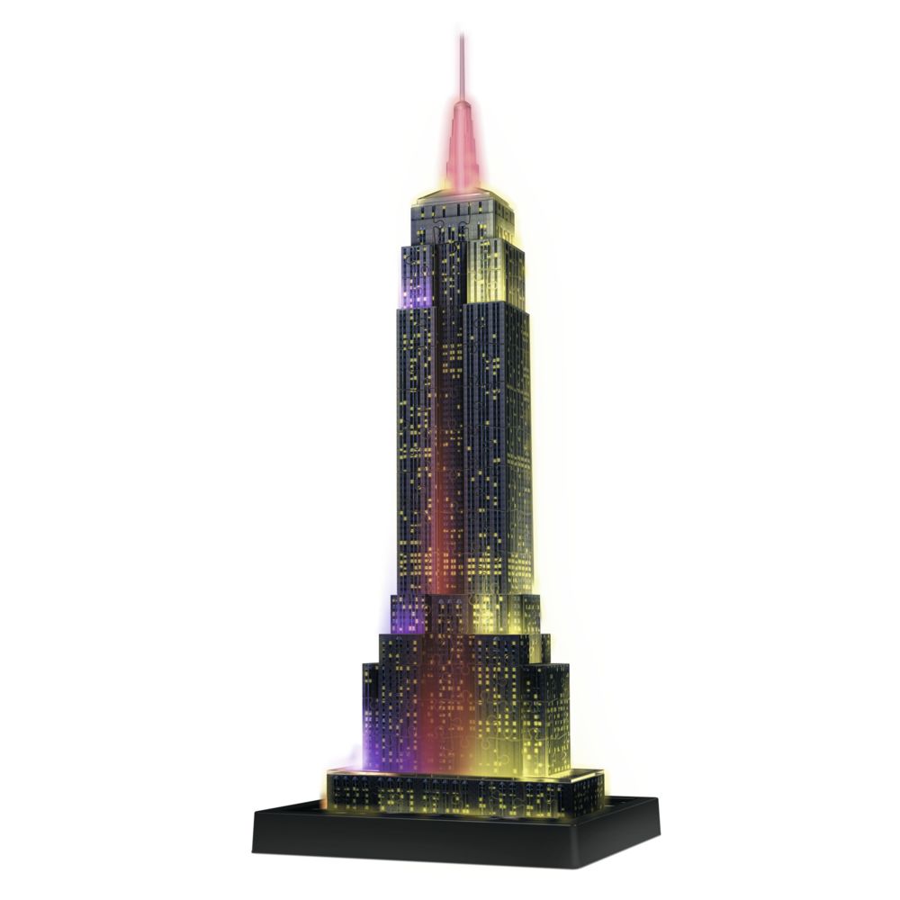 Ravensburger - NIGHT EDITION - Puzzle 3D Empire State Building - 216 pièces - 12566 - Animaux