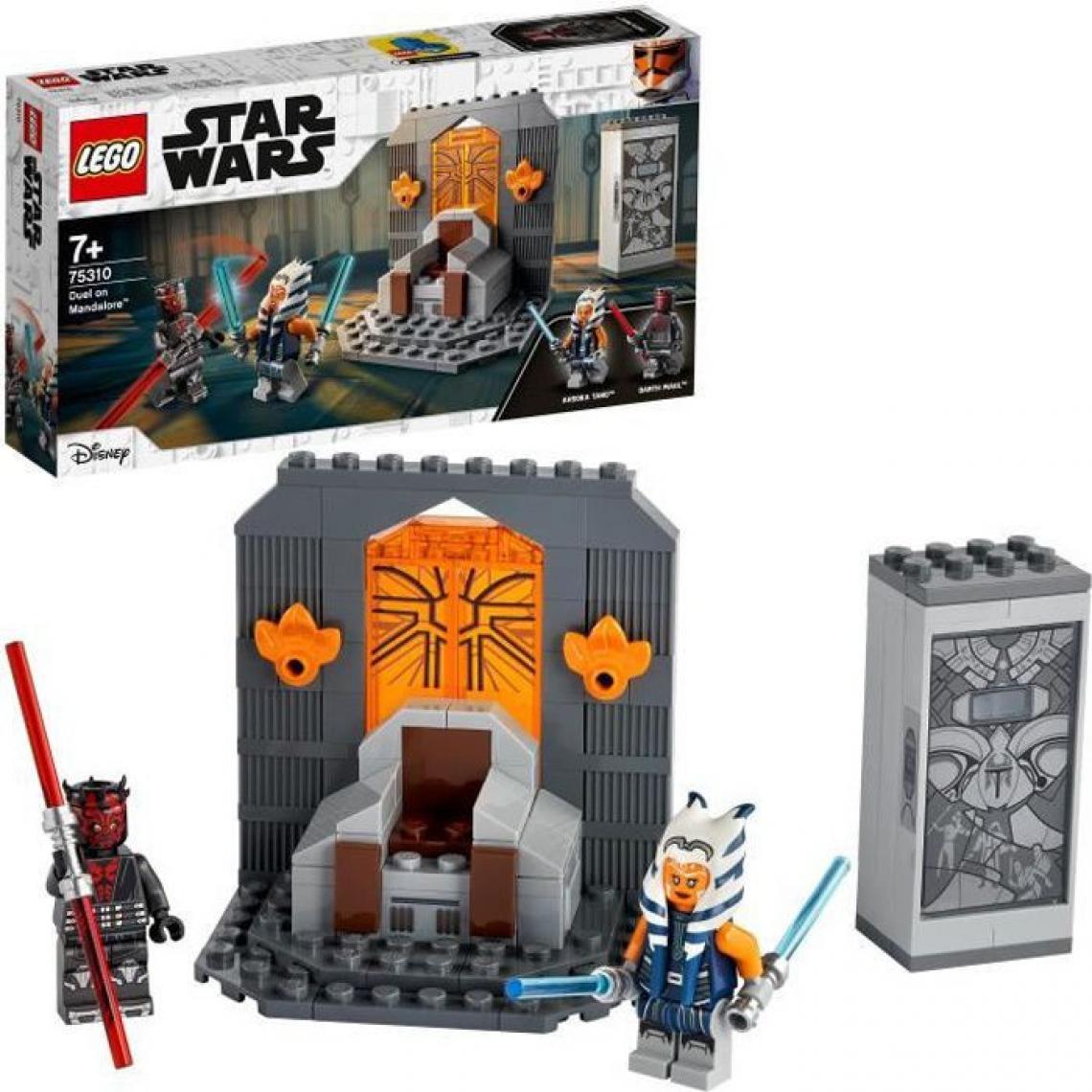 Lego - LEGO 75310 Star Wars Duel sur Mandalore Jouet a Construire, Jouets pour Enfants de +7 ans, Figurine et Sabres Laser - Briques et blocs