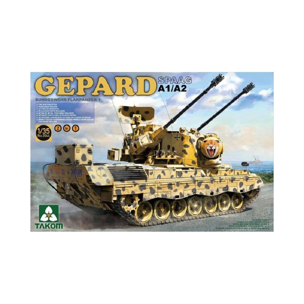 Takom - Maquette Char Spaag Gepard A1/a2 - Chars