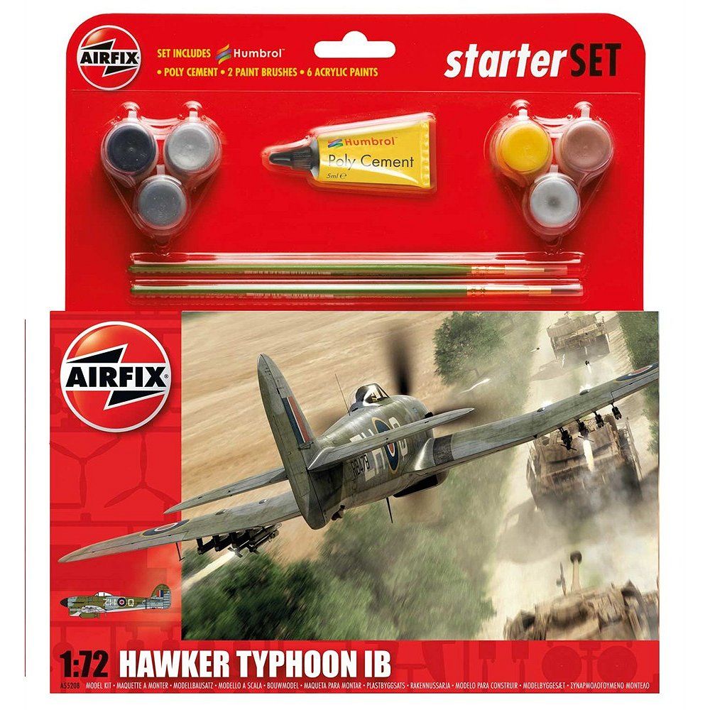 Airfix - Maquette avion : Starter Set : Hawker Typhoon Ib - Avions