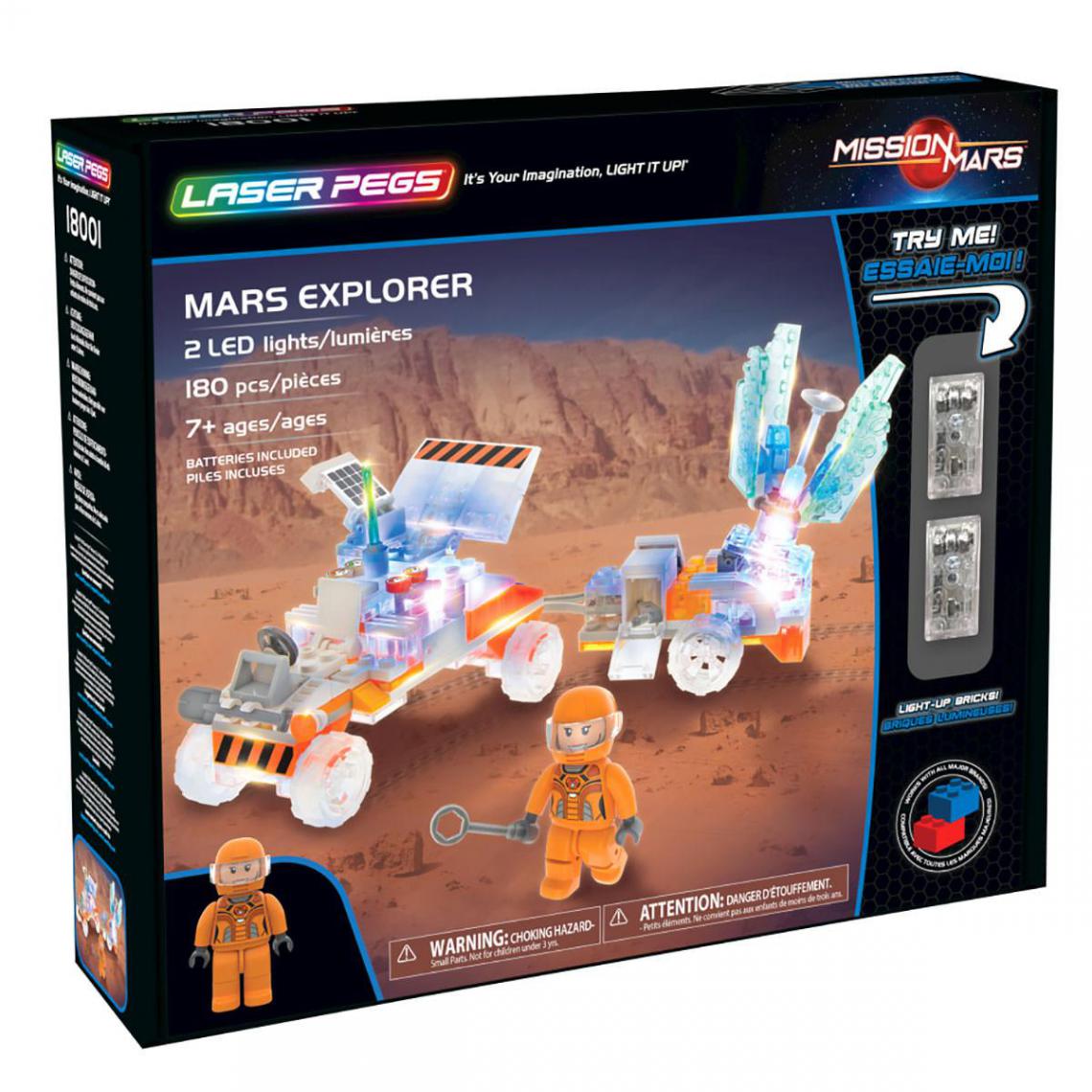 Laser Pegs - Laser Pegs Mars Explorer - Jeux éducatifs