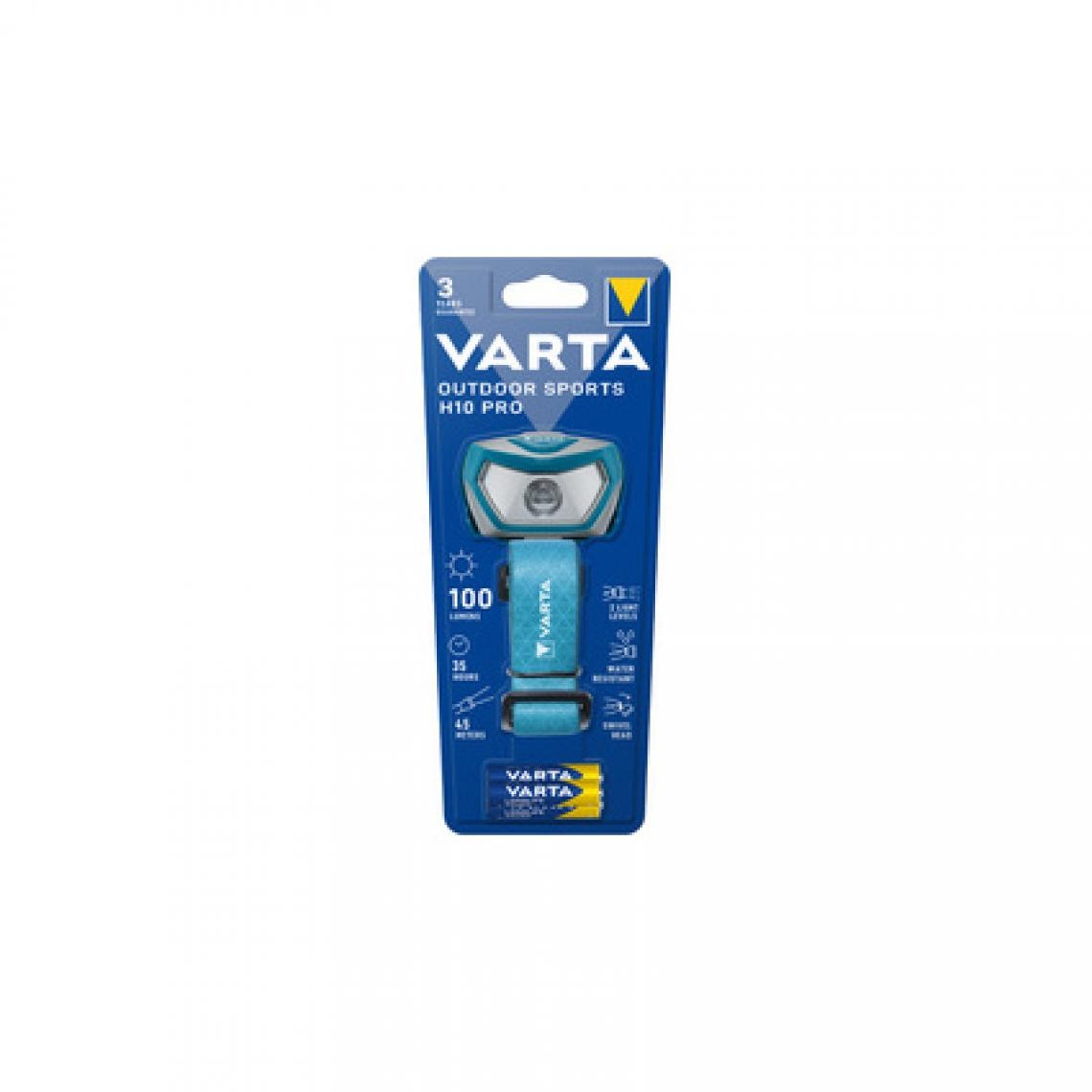 Varta - VARTA Lampe frontale LED 'Outdoor Sports H10 Pro', bleu/gris () - Véhicule à pédales