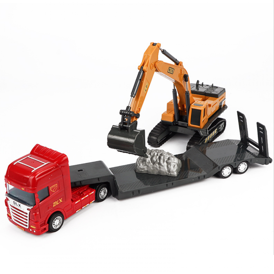 Universal - 1: 43 Nouveau pull back alliage super camion jouet voiture simulation transporteur modèle voiture amusant jouet pour enfants vêtements pour enfants |(Jaune) - Voitures