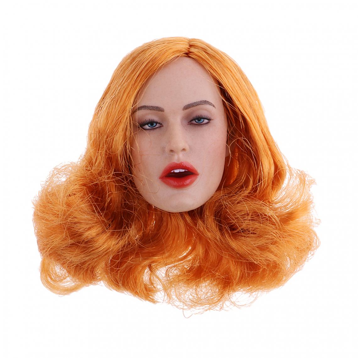 marque generique - 1/6 Lady Female Head Sculpt Model GC017 Pour 12 "Phicen Action Figure Body E - Films et séries