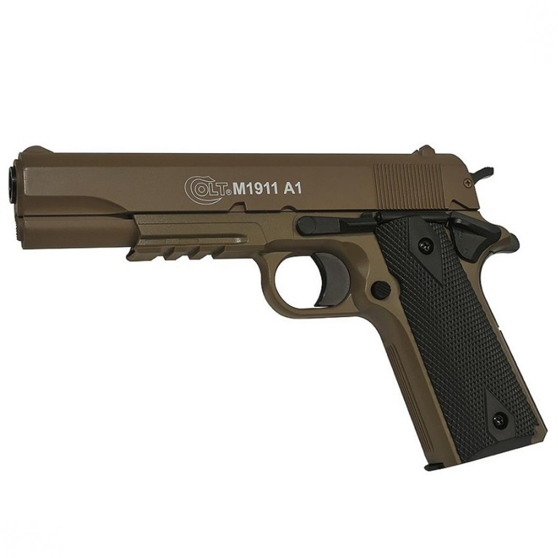 Colt - Pistolet Airsoft Colt M1911 A1 Spring Dark Earth - Jeux d'adresse