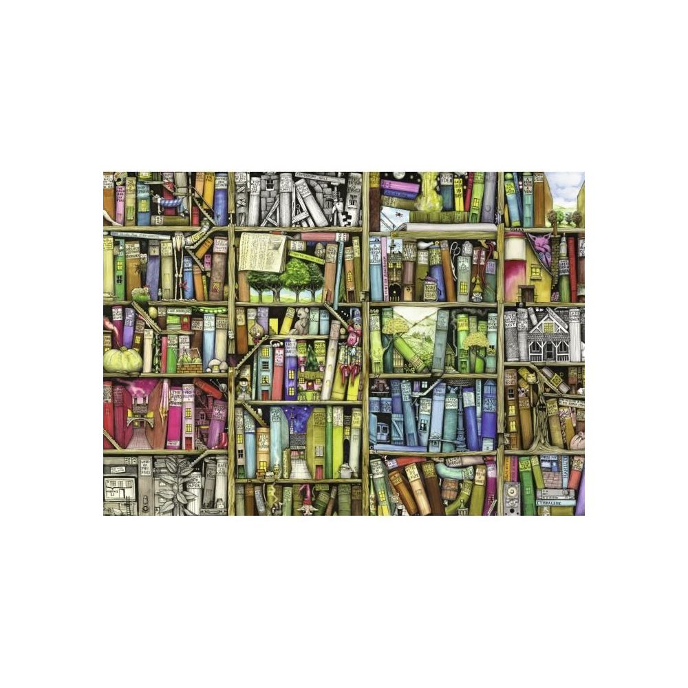 marque generique - PUZZLE Puzzle 1000 pcs Bibliotheque Magique - Animaux