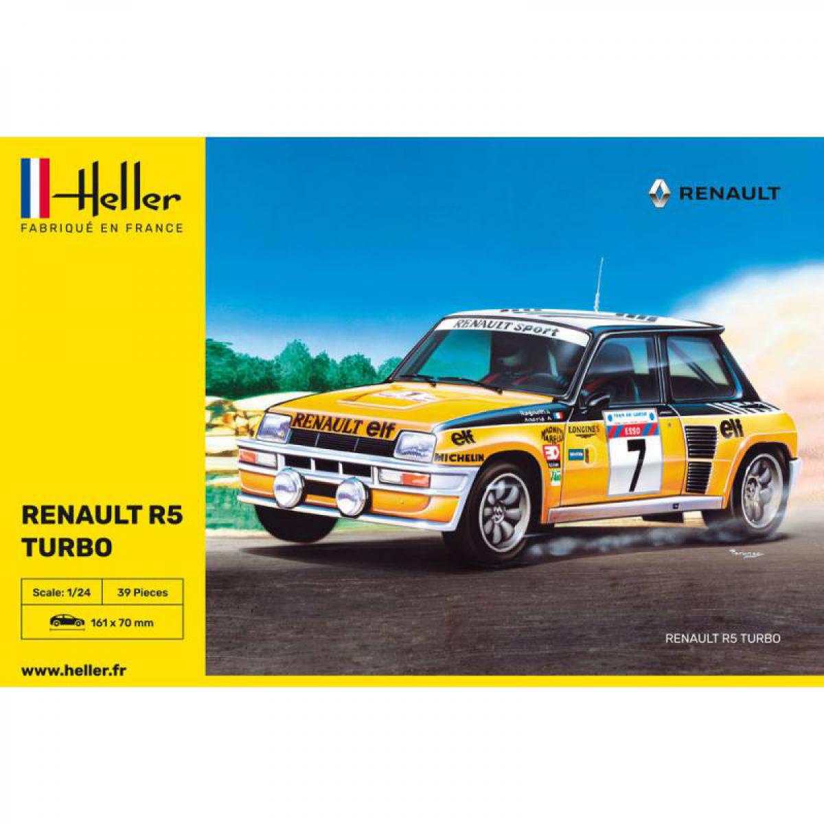 Heller - Maquette Voiture Maquette Camion Renault R5 Turbo - Voitures RC