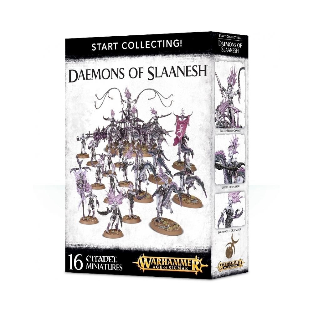 Games Workshop - Warhammer AoS & 40k - Start Collecting! Daemons Of Slaanesh - Guerriers