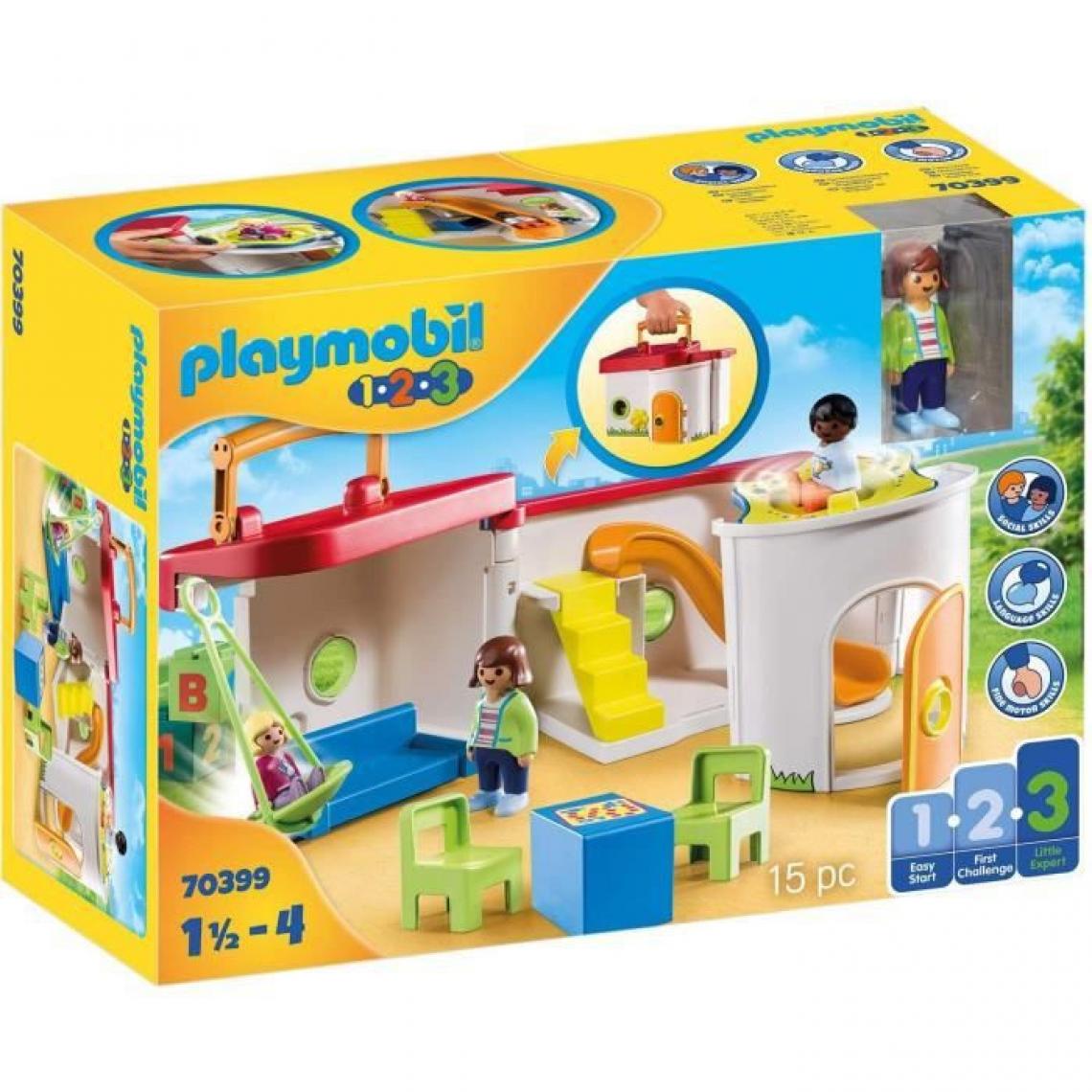 Playmobil - PLAYMOBIL 1.2.3 - 70399 - Garderie transportable - Playmobil
