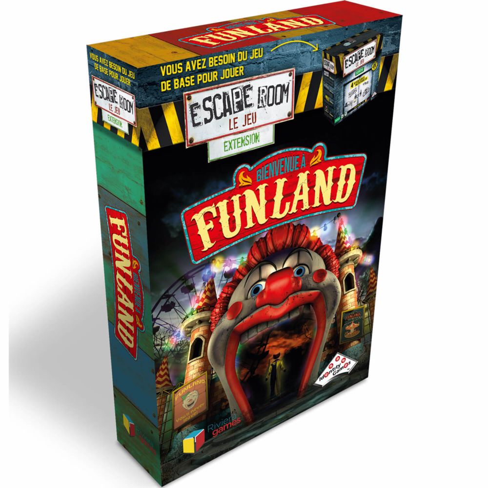 Riviera Games - Escape Room Le jeu : Extension : Bienvenue à Funland - Jeux de stratégie