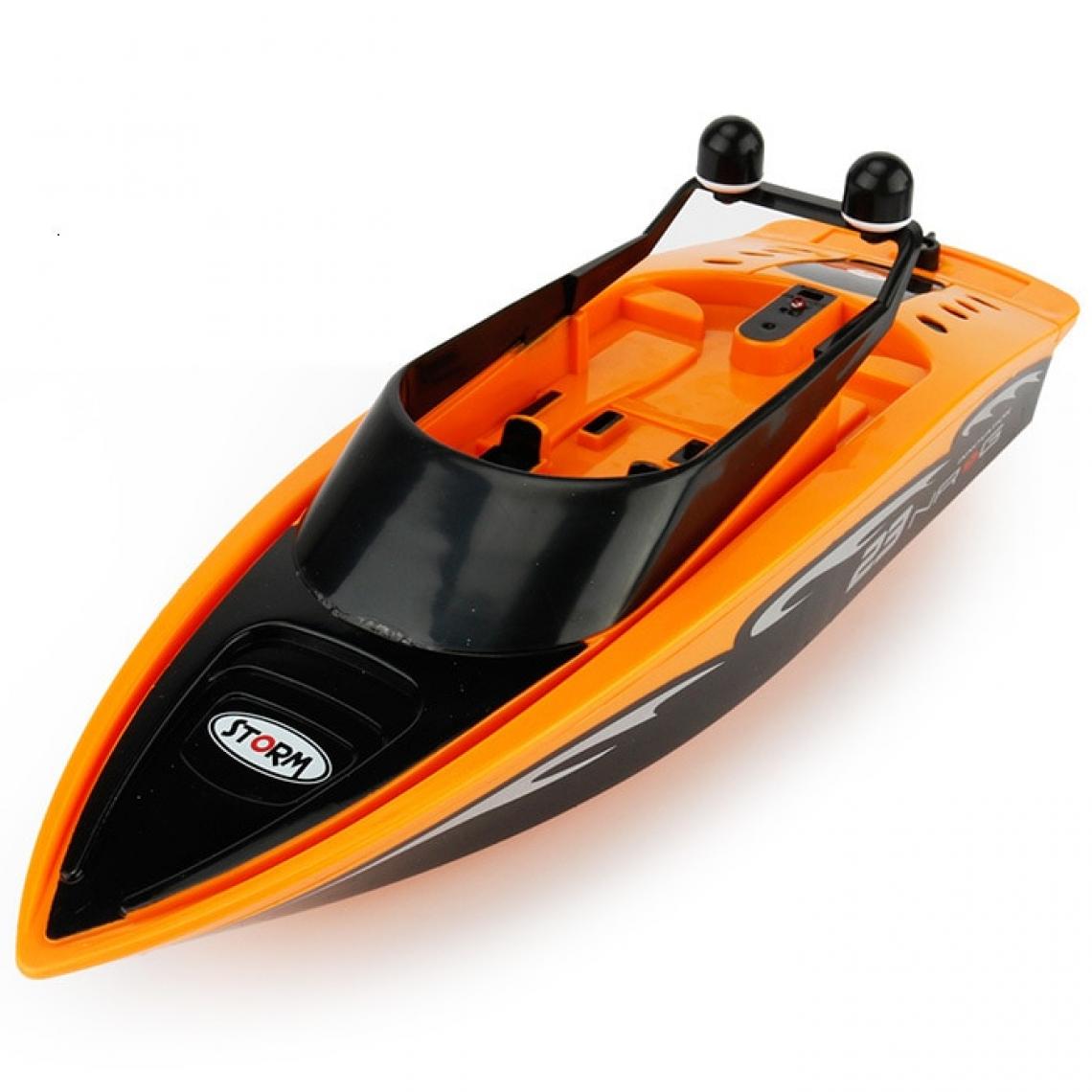 Universal - 3323 4 Channel Remote Control Rowing RC Boat(Orange) - Bateaux RC