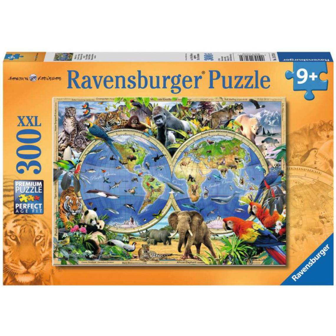 Ravensburger - Puzzle 300 pièces XXL : Le monde sauvage - Animaux