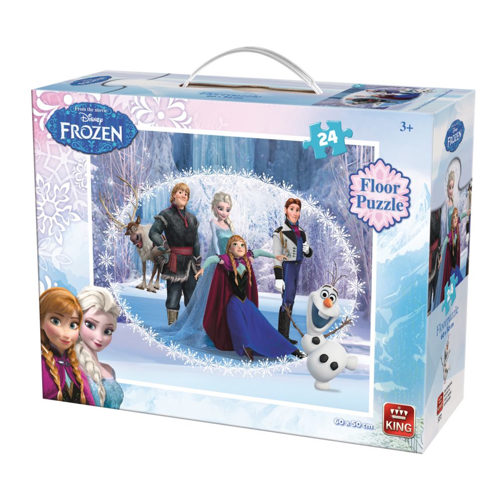 King Puzzles - Puzzle 24 pièces XXL : La Reine des Neiges (Frozen) - Animaux