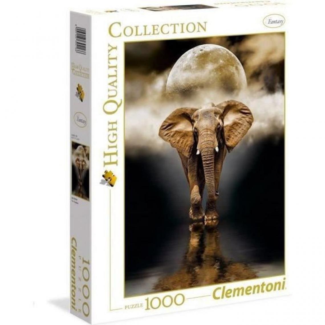 Clementoni - Clementoni - 1000 pieces - The Elephant - Animaux