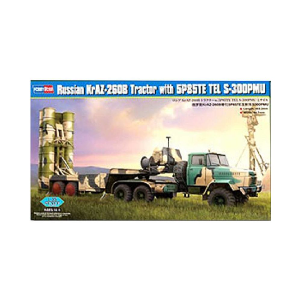 Hobby Boss - Maquette Véhicule Russian Kraz-260b Tractor With 5p85te Tel S-300pmu - Voitures