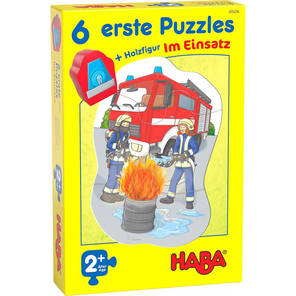 Haba - HABA- 6 Premiers Puzzles ? en Intervention, 305236 - Animaux