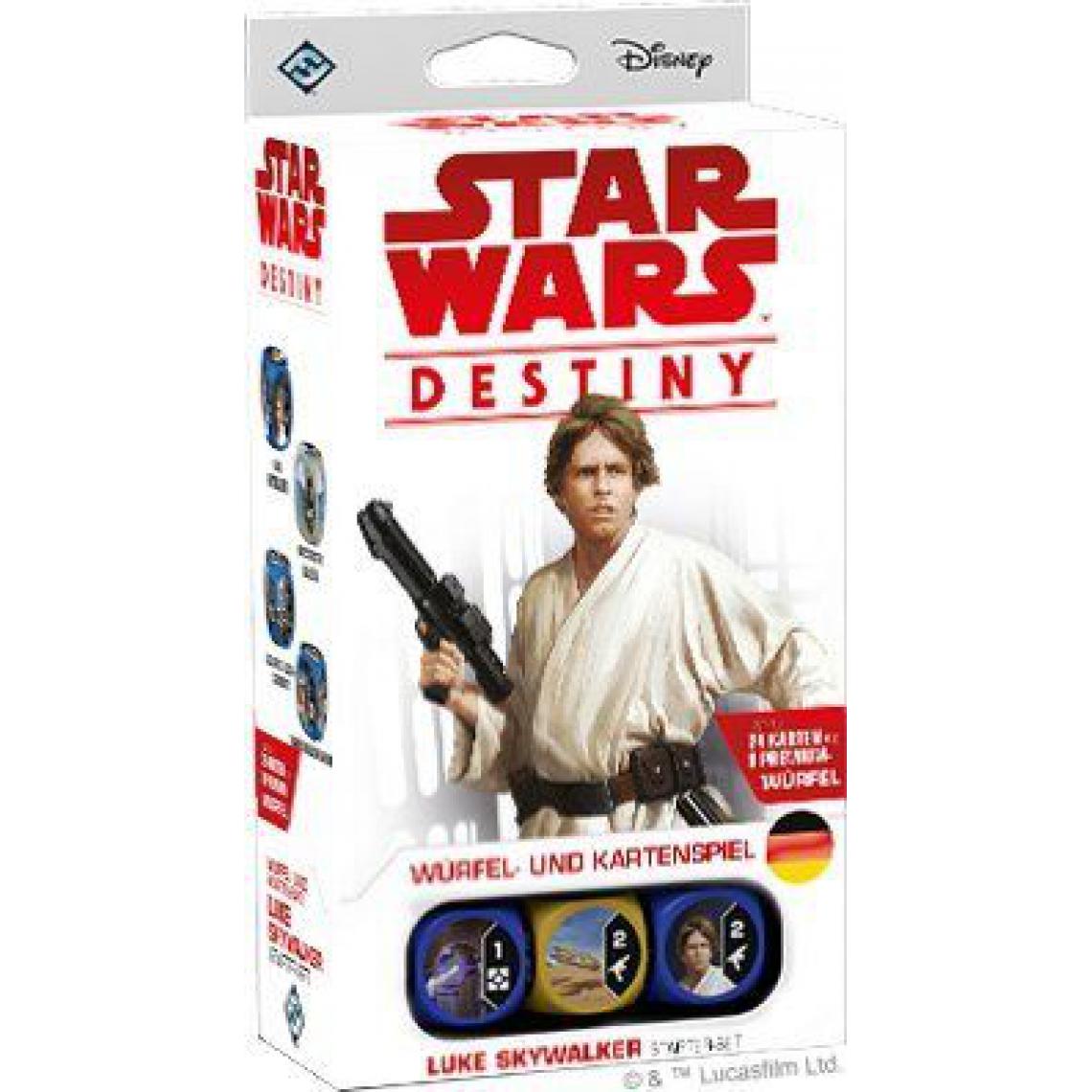 Fantasy Flight Games - Fantasy Flight Games ffgd3208 Star Warsâ€¯: Destiny – Luke Skywalker Kit de démarrage - Carte à collectionner