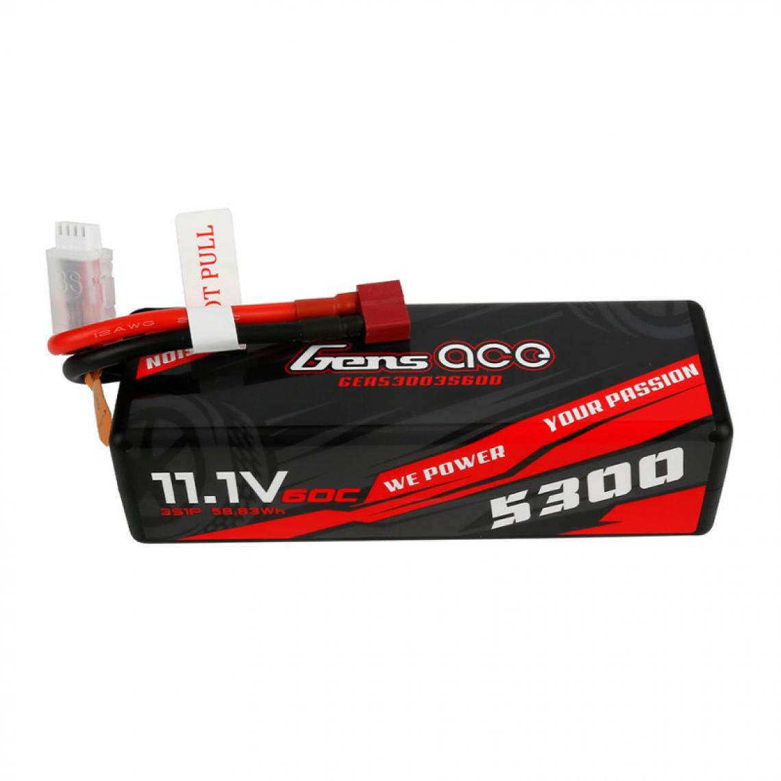 Gens Ace - Gensace Accu Lipo 5300mAh 11.1V 3S 60C - Batteries et chargeurs