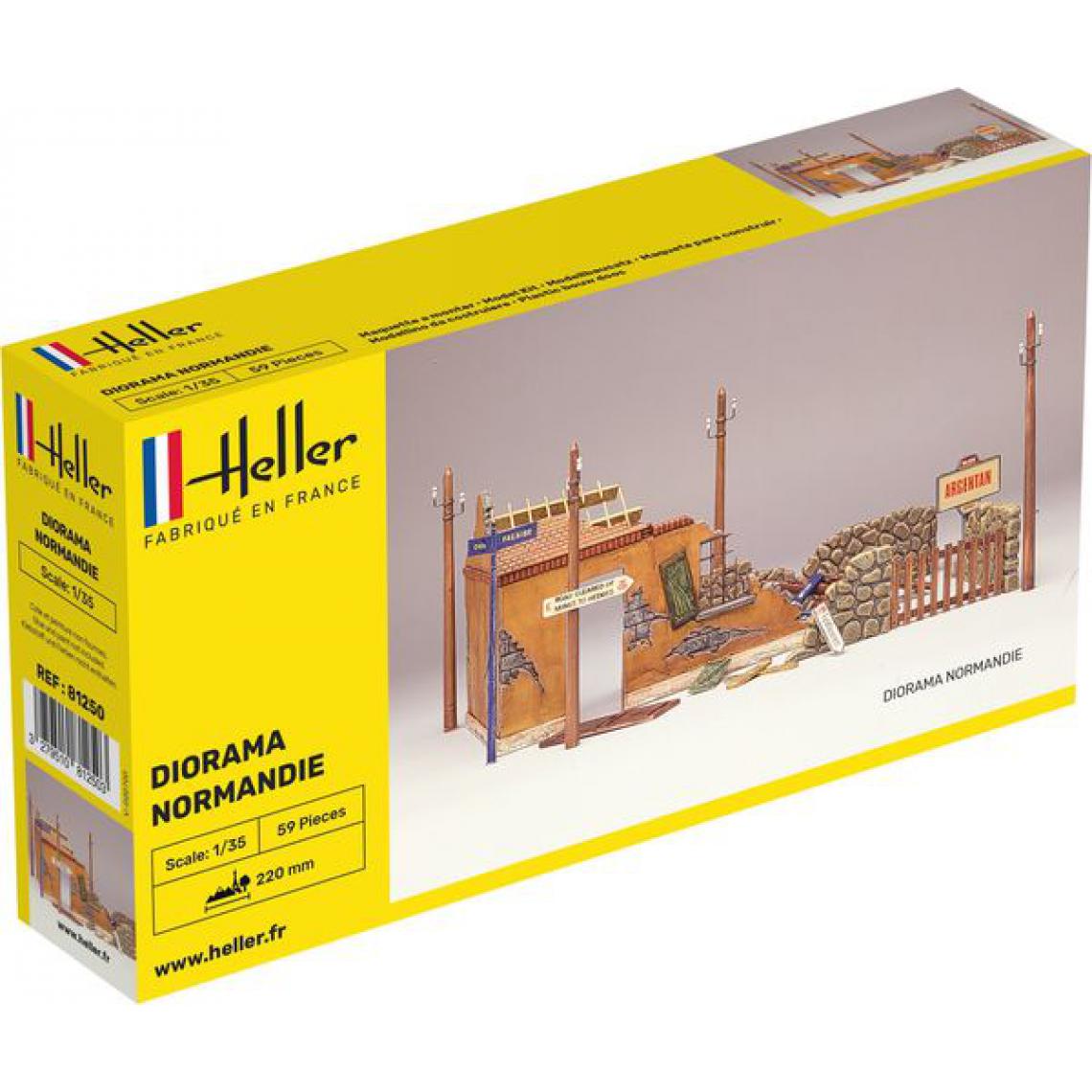 Heller - Diorama Normandie - 1:35e - Heller - Accessoires et pièces