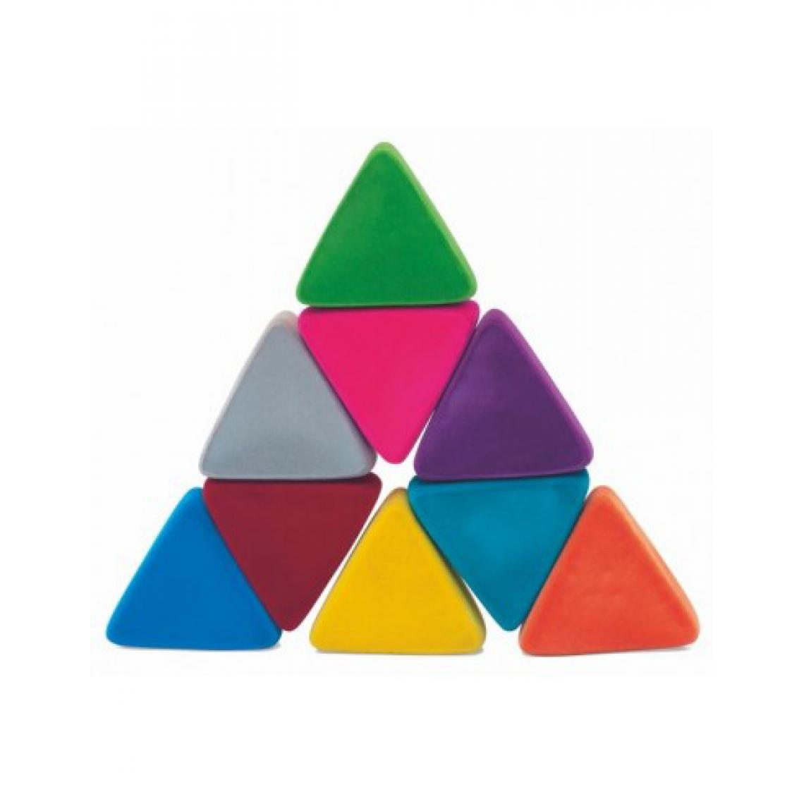 Rubbabu - Jeu educatif triangles 9 pieces - Briques et blocs